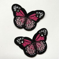 Butterflies 7cm pink rose