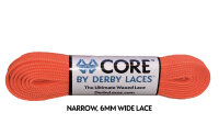 Shoelace Derby Laces CORE Fluorescent Orange 72“