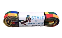 Schnürsenkel Derby Laces STYLE Rainbow Block 213cm