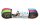 Shoelace Derby Laces STYLE Rainbow Gradient 84“