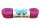 Schnürsenkel Derby Laces Waxed Purple Hot Pink Stripe 213cm