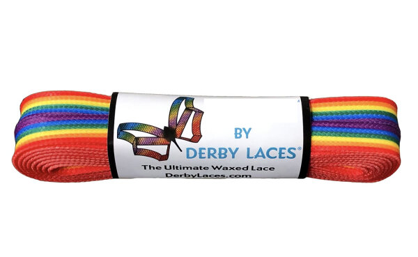 Schnürsenkel Derby Laces BRAT Rainbow Stripe 183cm