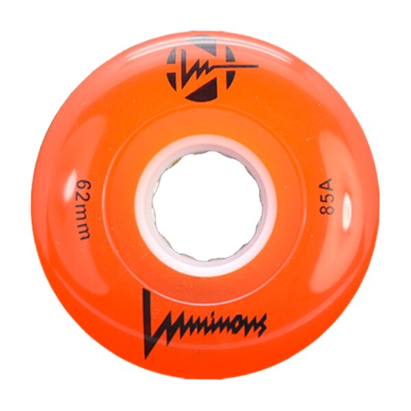 Luminous wheel 62mm 85A Orange