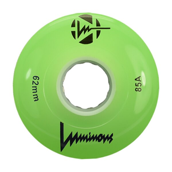 Luminous Rolle 62mm 85A Green