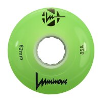 Luminous wheel 62mm 85A Green