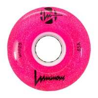 Luminous Rolle 62mm 85A Pink Glitter