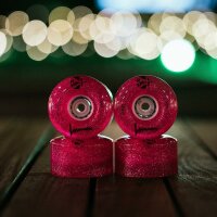 Luminous Rolle 62mm 85A Pink Glitter