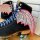 Dragonwings pink silver glitter
