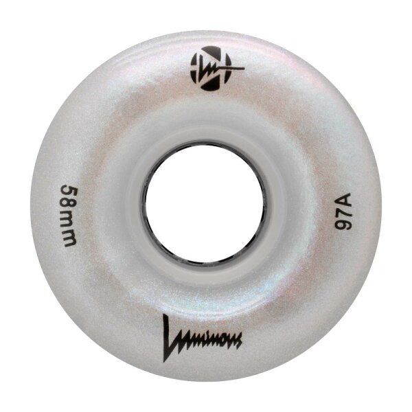 Luminous wheel 58mm 97A White Pearl