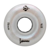 Luminous wheel 58mm 97A White Pearl