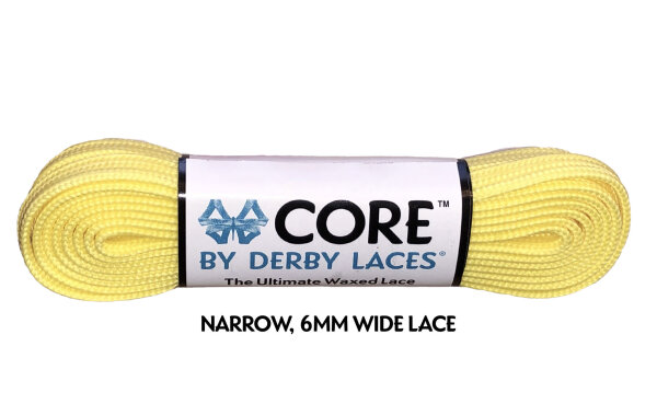 Shoelace Derby Laces CORE Lemon Yellow 84“