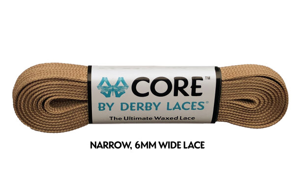 Schnürsenkel Derby Laces CORE Coffee latte 183cm