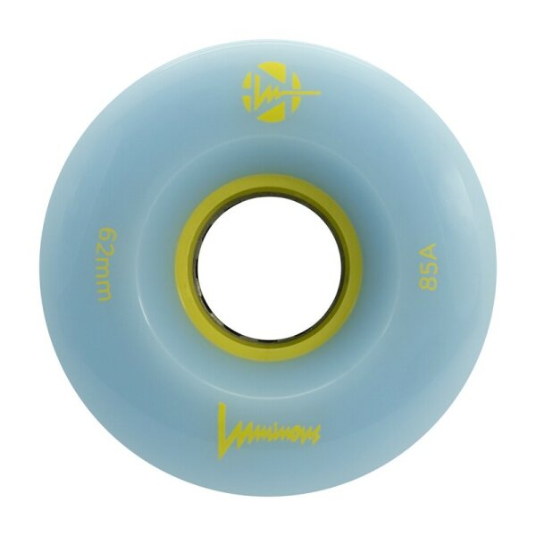 Luminous wheel 62mm 85A Light Blue Yellow