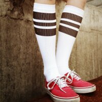 Socken Spirit of 76 Black on White Hi