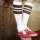 Socken Spirit of 76 Black on White Hi