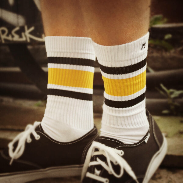Socken Spirit of 76 Black`n Yellow Lo