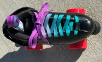 Schnürsenkel Derby Laces STYLE Ombre Purple Teal 244cm