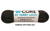 Laces Derby Laces CORE Black 244cm 96"