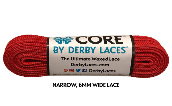 Schnürsenkel Derby Laces CORE Red 244cm