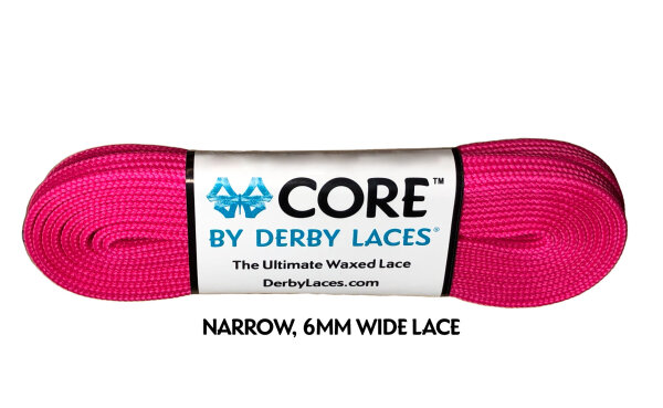 Laces Derby Laces CORE Hot Magenta 244cm