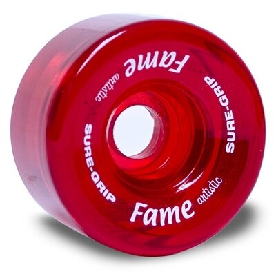 Rollen Fame Sure Grip Clear Red 57mm 95A