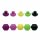Dance Plugs STD 5/8 metric black
