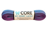 Schnürsenkel Derby Laces CORE Purple Teal Stripe 244cm