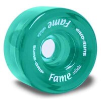 Wheels Fame Sure Grip Clear Teal 57mm 95A
