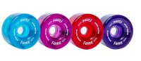 Wheels Fame Sure Grip Clear Pink 57mm 95A