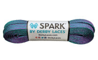 Schnürsenkel Derby Laces SPARK Purple Teal Stripe...