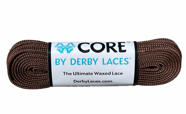 Laces Derby Laces CORE Chocolate Brown 96" 244cm
