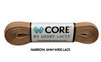 Laces Derby Laces CORE Latte Brown 96" 244cm