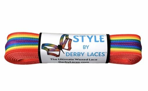 Schnürsenkel Derby Laces STYLE Rainbow Stripe 213cm 84"
