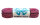 Schnürsenkel Derby Laces Waxed Black Hot Pink Stripe 213cm 84"