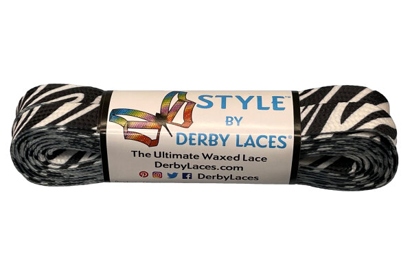 Shoelace Derby Laces STYLE Zebra 96"