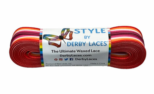 Shoelace Derby Laces BRAT Lesbian Stripe 96“