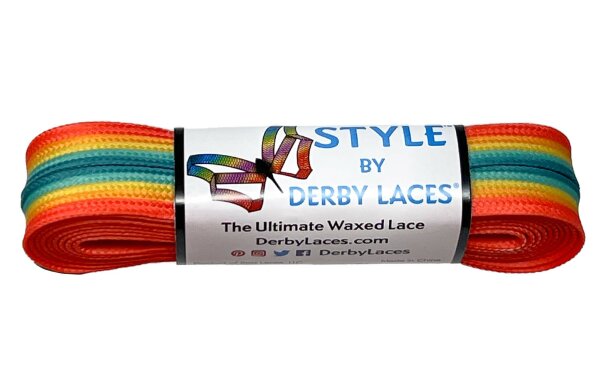 Shoelace Derby Laces STYLE savanna sunset 244cm, 96"