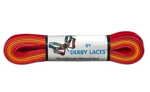 Shoelace Derby Laces BRAT Ombre Red Yellow 96“